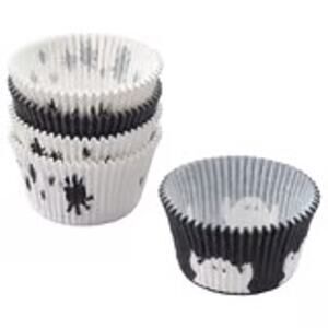 IKEA KUSTFYR 65-Pack Spooky Baking Cups: Ghost & Spider Party Power